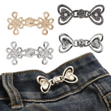 Pants Tightener for Women - Jean Tightening Clips and Pins to Make Waist Smaller - Adjust Waist Clips 4Set