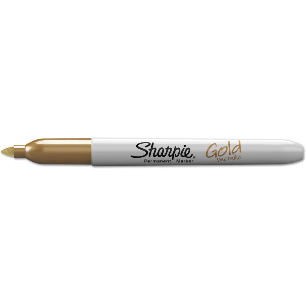 Sharpie Fine Tip Metallic Permanent Marker - Gold