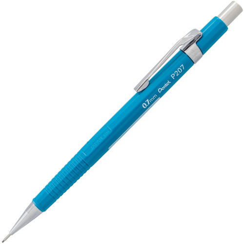Pentel Mechanick tuka Pentel Sharp (0,7 mm) Medium Line Blue Barrel Pack 4 (P207PF4C) 1