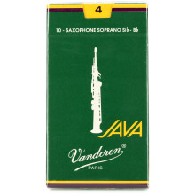 Vandoren SR304 Soprano Sax JAVA Reeds Strength 4; 10-es doboz