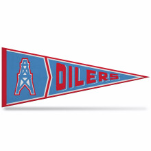 Rico Industries NFL Football Tennessee Titans Retro - Alt 12"""" x 30"""" Felt Wall D?cor Pennant - Great for Home/Bed Room/Man Cave D?cor