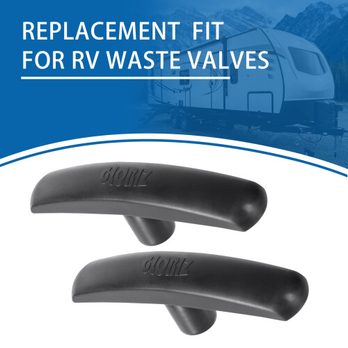 GLOBIZ RV Sewer Valve Handles Replacement Fit for 1 1/2"""" 2