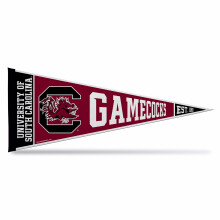 Rico Industries NCAA South Carolina Gamecocks Exclusive 12 """" X 30 """" Felt Wall D? Cor Pennant - Fantastisk til hjem/soveværelse/mand Cave D? Cor