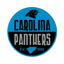 Rico Industries NFL Carolina Panthers Classic Shape Cut Pennant - Home and Living Room D?cor - Soft Felt EZ to Hang 18x0.10x18