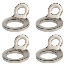 JCHL Mehrzweck-Zurrankerhaken aus Edelstahl, Zurrgurtringe f  r Dirtbikes, Motorr  der, Dirtbikes, ATVs, Anh  nger, LKW, Rosa-Gold (4er-Pack)