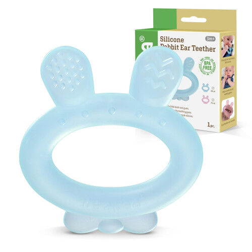 Haakaa silicone bb teether - oreille de lapin