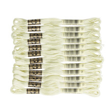DMC DMC25B #25 Thread Embroidery Thread 12 Bundles #10 Green
