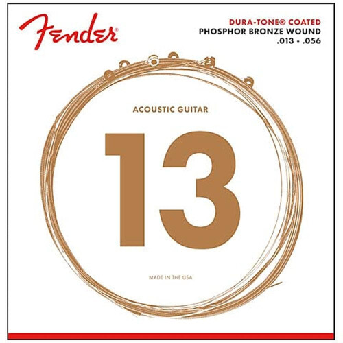 Fender Fender Dura-Tone Coated Phosphor Bronze Χορδές Ακουστικής Κιθάρας 860M .013-.056 2