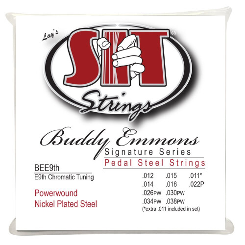 SIT Strings Buddy Emmons Pedal Steel Strings Nickel (S.I.T.)  E9th Tuning  BEE9th