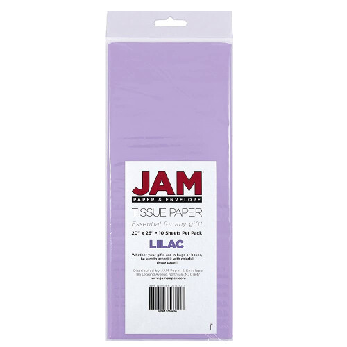 JAM PAPER Tissue Paper - Lilac Purple - 10 Sheets/Pack 2