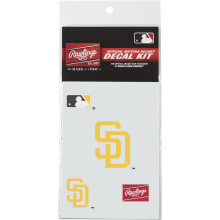 Rawlingsa | Zestaw naklejek na kask baseballowy MLB Authentic | Ojcowie z San Diego