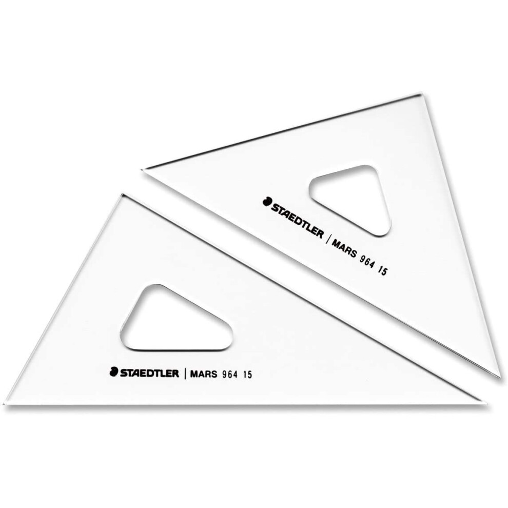 Staedtler 964 15 Triangular Ruler Drafting Set Mars 5.9 inches (15 cm)