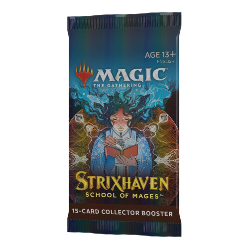 Magic: The Gathering Strixhaven Collector Booster Pack | 15 Magic-Karten Blau 1