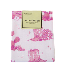 Creative Cuts Fat Quarter 100% Cotton for Sewing Crafts - 18 x 21 Inches (Retro Cowgirl)