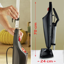 Balai vapeur - VILEDA - Steam Mop XXL - Tampon de nettoyage pivotant - Lavable - Noir