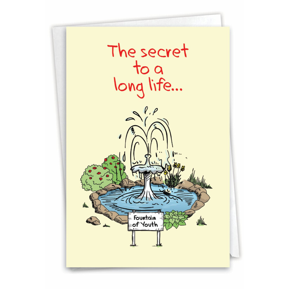 Vesel Narozeninov Prn Nobleworks S Oblkou 5 X 7 Palcu (1 Karta) Bdaylong Life Secret C10252BDG-image