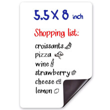 Kleines magnetisches Whiteboard fr den Khlschrank 5,5 x 8 Zoll trocken abwischbare Tafel fr den Khlschrank kleine magnetische Liste fr den K