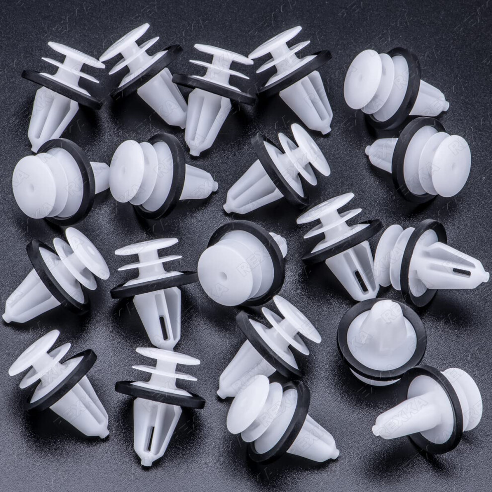 Rexka 20Pcs Door Trim Panel Retainer Clip For Ford W713297-S300 C-Max Edge Escape Explorer F-150 Mustang Focus Flex Fusion Taurus Lincoln Mkc Mkx Mkz 643375931335