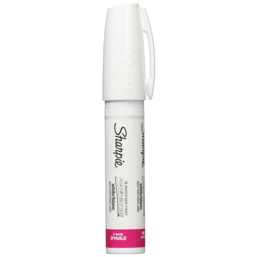 Sharpie oliebaseret malingsmark?r Bold Point White 1 Count - Fantastisk til stenmaling