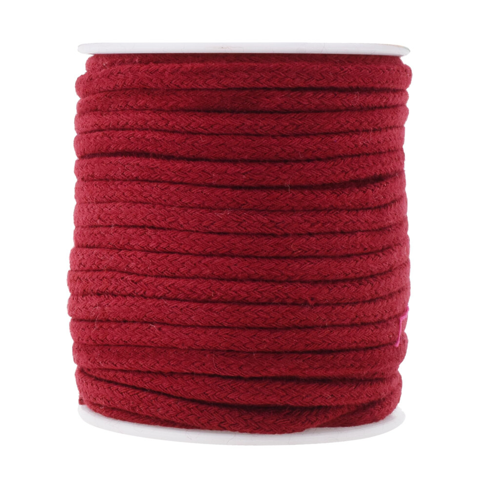 Cordon de serrage plat marron Mandala Crafts de rechange 1/8 pouce 20 yards Cordon de serrage en coton doux marron pour sweat     capuche et pantal