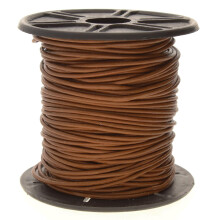 Cordon en cuir The Beadsmith - Marron clair - Bobine de 1 mm - 22,86 m   tres - Lani   re en cuir indien id   ale pour tresser des colliers de perles,