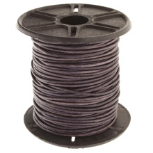 The Beadsmith Lederband  Antik-Dunkelbraun gefrbt  1 mm Spule  25 Yards/22,86 Meter  Indisches Lederband, ideal zum Flechten von Perlenkette