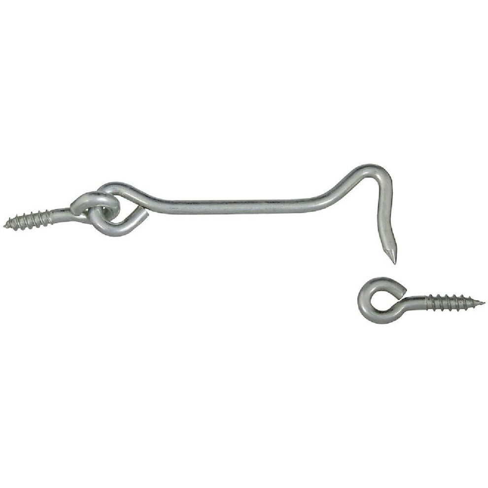 Crochets et   illets National Hardware N226-373 V2000 en zinc plaqu   4 pouces