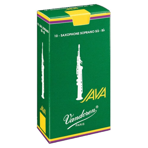 Vandoren SR303 Sax Soprano JAVA Reeds Strength 3; Caixa de 10