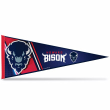 Rico Industries NCAA Howard Bison Primary 12"""" x 30"""" Felt Wall D?cor Pennant - Great for Home/Bed Room/Man Cave D?cor