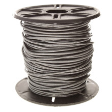 The Beadsmith Leather Cord - Metallic Grey - 1mm Spool - 25 Yards/22.86 Meters - Indian Leather Thong Ideal for Braiding Beading Necklaces Fin