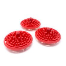 Paint Puck Pank Paske Pasket Casket (3 -Pack - Red) Sistema di pulizia della tazza di silicone | Fine art Studio Classroom | Olio d'acqua acrilico Me