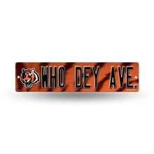 Rico Industries NFL Cincinnati Bengalsin metallinen pys  k  intikyltti 8,5"" x 11"" x 5""