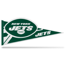Rico Industries NFL Football New York Jets Soft Felt Pennant - EZ to Hang - Home D?cor (Game Room Man Cave Bed Room)