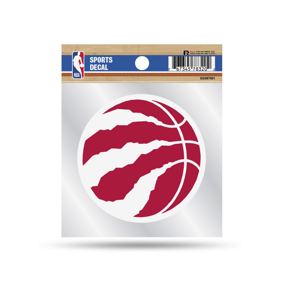 Rico Industries Nba Toronto Raptors 4""""X4"""" Small Style Decal 767345783202