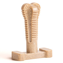 Bullibone SuperBrush: Zahnputz-Zahnbrstenstab fr Hunde langlebiges Nylon-Kauspielzeug mit Apfel und Zimt fr Mundpflege und Zahngesundheit