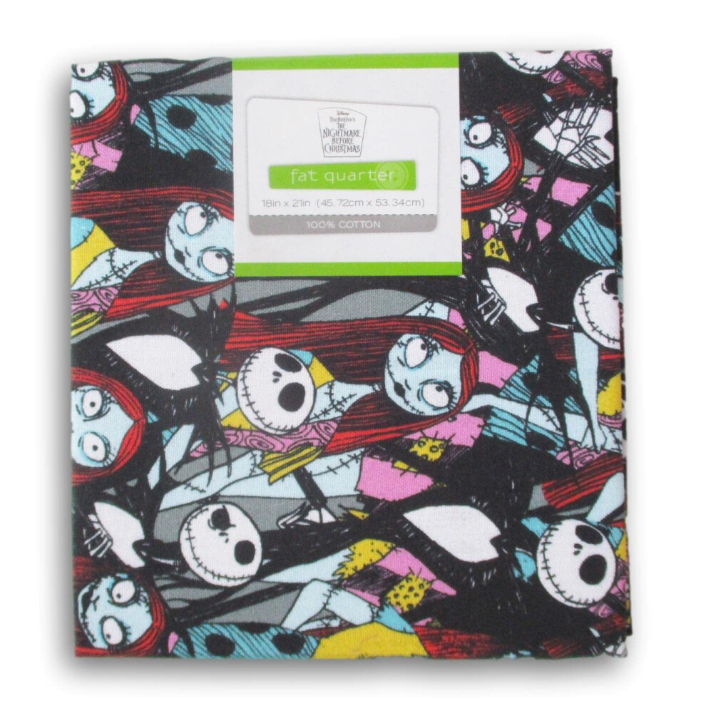 Fat Quarter 100 % coton pour couture et loisirs cr  atifs     45 x 53 cm (Jack et Sally)