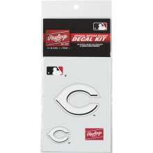 Rawlingsa | Zestaw naklejek na kask baseballowy MLB Authentic | Czerwien Cincinatti