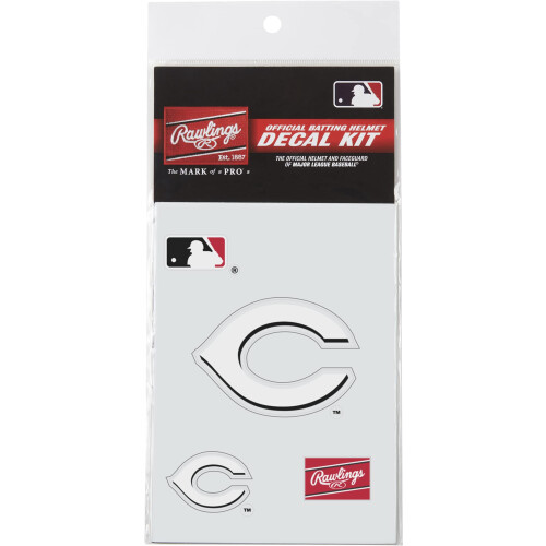 Rawlings | MLB Authentisches Baseballhelm-Aufkleber-Set | Cincinnati Reds