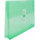 JAM PAPER Plastic Envelopes with Button & String Tie Closure - Index Size - 5 1/2 x 7 1/2 - Green - 3/Pack 2