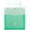 JAM PAPER Plastic Envelopes with Button & String Tie Closure - Index Size - 5 1/2 x 7 1/2 - Green - 3/Pack 4
