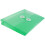 JAM PAPER Plastic Envelopes with Button & String Tie Closure - Index Size - 5 1/2 x 7 1/2 - Green - 3/Pack 3