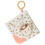Soothie Stoothie Crinkle Feether Toy com papel de beb    e Squeaker 6 x 6 polegadas Latte 1