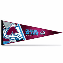 Rico Industries NHL Hockey Colorado Avalanche Primary 12"""" x 30"""" Felt Wall D?cor Pennant - Great for Home/Bed Room/Man Cave D?cor