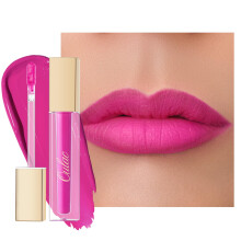 Oulac Mattrosa Lippenstift fr Frauen, langanhaltender flssiger Lippenstift, hochwirksame Lippenfarbe, volldeckendes Lippen-Make-up mit Vitamin E, w
