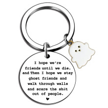 igvean beste vriend sleutelhangers lange afstand vriendschap cadeaus voor vrouwen vrienden grappig verjaardagscadeau voor vrienden Kerstmis Halloween