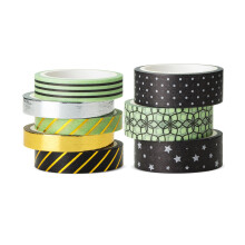 Mr. Pen- Washi Tape Set 8 Rolls Midnight Garden Gold Foil Decorative Tape Washi Tapes Scrapbook Tape Scrapbook Washi Tape for Journaling C