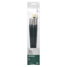 Winsor & Newton Winton Oil Brush Long Handle 5 pack