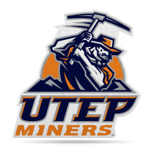 Rico Industries NCAA Texas-El Paso Miners Mascot Shape Cut Pennant - Home and Living Room D?cor - Soft Felt EZ to Hang