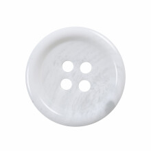 100 stuks grote 5/8 inch witte knoppen voor naaien - ronde hars plaksteen jas & shirt trui knoppen - 15 mm - bulk
