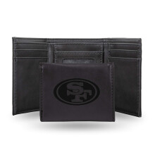 Rico Industries lzergravrozott hromrszes pnztrca knnyu San Francisco 49ers fekete